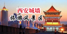 美女操黑棒中国陕西-西安城墙旅游风景区